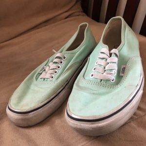 Women’s mint vans